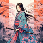 woman, nature samurai japan